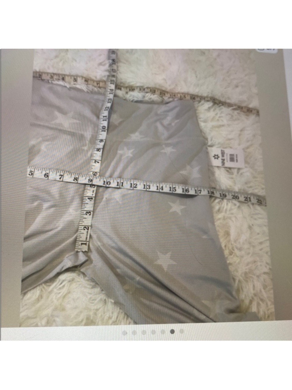 Nine West Active leggings light gray with stars
Pull on Woman XLarge - Picture 5 of 10